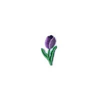 Patchs brodés floraux en gros, appliques thermocollantes de tulipes et de marguerites pour vêtements, sacs, pinces à cheveux et loisirs créatifs