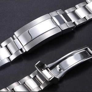 <span class=keywords><strong>Montre</strong></span> pour homme Rol-e-lix avec <span class=keywords><strong>bracelet</strong></span> en acier, <span class=keywords><strong>bracelet</strong></span> Rlx Green Subm-ariner en acier inoxydable massif avec fermoir pliant 20mm21mm - Product Image 5