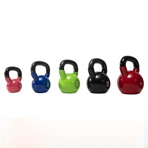 Kettlebells de musculation réglables en fonte, pas chers, 12-32 kg, kettlebells de compétition en acier revêtu de couleur - Product Image 1