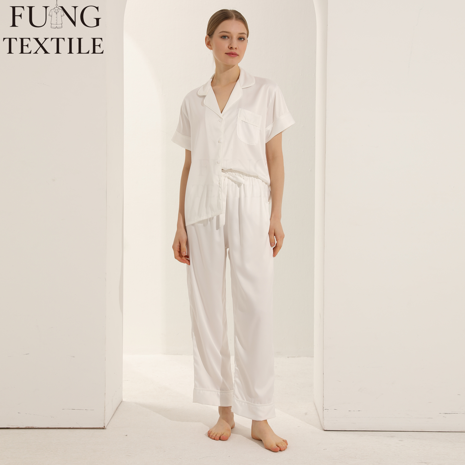 White with White Piping