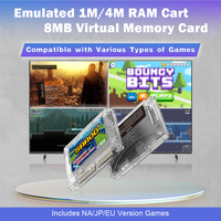 SAR-OO Optical Drive Emulator HDLoader Flash-Cart 1MB/4MB RAM 8MB Memory Card For Se-ga Saturn