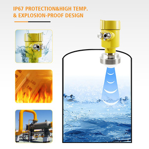 Fmcw 80Ghz FM Radar nhiên liệu hạt cấp Transmitter độ chính xác cao xi măng Silo vật liệu không liên hệ với đồng hồ nước cảm biến - Product Image 3