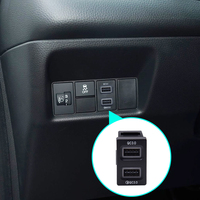 Chargeur de voiture QC3.0USB à charge rapide, adapté aux modèles Honda Fit Civic Fengfan Ge Ruijie De Accord Lingpai PD