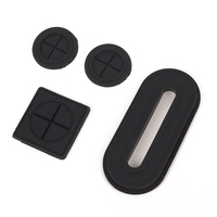 Vente en gros d'écouteurs en silicone 3D Port trou Patch casque prise en caoutchouc pour sac sac à dos