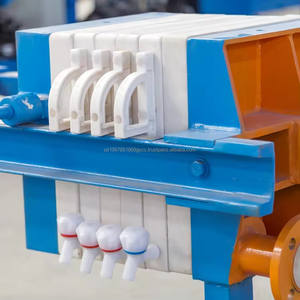 Nouvelle presse à filtre à cadre en PP pour l'alimentation, machine de filtration pour l'élimination des impuretés de l'huile comestible, surface filtrante de 4 m, pression de 10 bars - Product Image 3