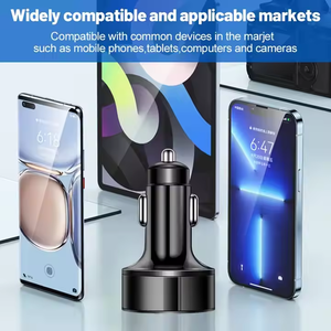 Universal Fast Charging 5 Port USB TYPE C Port <b>Charger</b> Adapter LCD Screen Digital Display Charging Adapter - Product Image 3