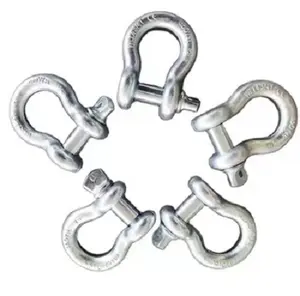 Hot Sale High Strength Lifting Galvanized Shackle For Construction Works