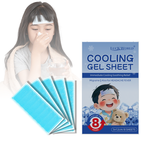 安くて高品質な冷却発熱鎮痛パッド、発熱抑制メントール、片頭痛冷却パッチ - Product Image 6