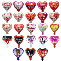 Emay 10 pouces gros coeur je t'aime espagnol TeAmo feuille ballons saint valentin décoration de fête de mariage