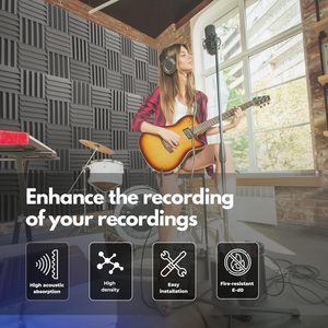 Âm thanh điều trị bằng chứng âm thanh hấp thụ tiếng ồn miếng bọt biển tuyệt vời cách nhiệt cách âm tường âm thanh bằng chứng bọt - Product Image 3