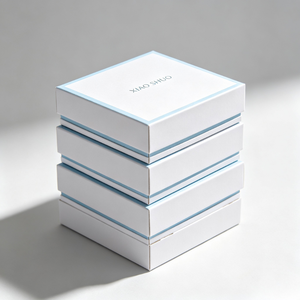 Caja de Embalaje con Logotipo Impreso, Dorada, Grande, Mediana, Pequeña, Cuadrada, Personalizada, con Tapa Abatible, para Regalos, Envíos, para Viales de Péptidos - Product Image 3
