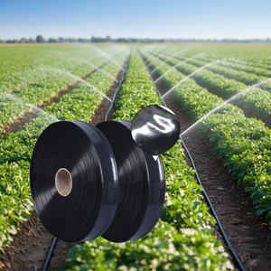Fornitura Diretta dal Produttore: Nastro Microirrigazione da 32mm, Spessore 0.3mm, Interasse Fori 50cm, per Irrigazione Campi e Fattorie - Product Image 1