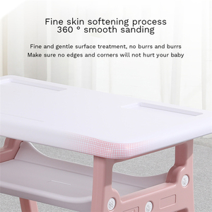 Set Tavolo e Sedia in Plastica per <span class=keywords><strong>Bambini</strong></span> <span class=keywords><strong>dell</strong></span>'<span class=keywords><strong>Asilo</strong></span>, Scrivania e Sedia Multifunzione per Studio, Seggiolone in Plastica PE - Product Image 3