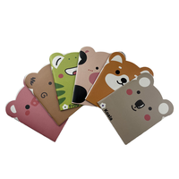 Blocs-notes autocollants animaux créatifs mignon ours chat chien cochon grenouille conception amusante papeterie cadeau pour les étudiants et le bureau