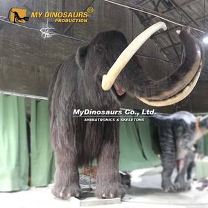 Modèle <span class=keywords><strong>d</strong></span>'animal animatronique de grande taille pour <span class=keywords><strong>d</strong></span>écoration murale MY DINO AA-208, modèle de mammouth - Product Image 1