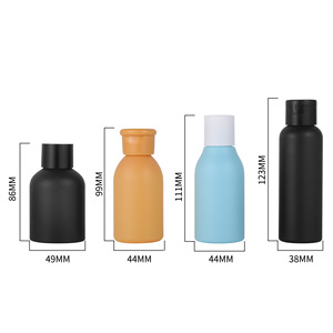Pet <b>Plastic</b> Dispensing Bottles 100Ml Screw Cap Cosmetic Travel Bottles Cylinder Shape For Daily Chemical <b>Packaging</b> - Product Image 1