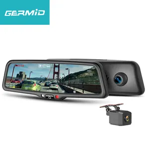 Automotive Standaard 10 Inch Auto Achteruitkijkspiegel Hd Dash Cam Dual Lens Met Nachtzicht