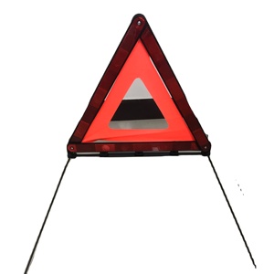Kit de signalisation triangulaire pliable de haute qualité pour voiture en cas d'accident d'urgence - Product Image 4
