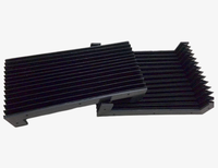 Cubierta protectora de fuelle para guía lineal de máquina CNC, cubierta antipolvo tipo acordeón para máquina, cubierta de protección de fuelle para máquina herramienta personalizada por el fabricante