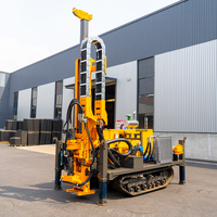 Foreuse hydraulique sur chenilles diesel de 600 m avec moteur et pompe