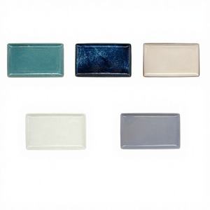 Assiette carrée en céramique et porcelaine de luxe, élégante, de haute qualité, écologique, classique, pour sushi, vaisselle fabriquée au Japon - Product Image 1