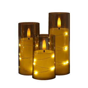شمعة إلكترونية <span class=keywords><strong>LED</strong></span> للزينة في عيد الميلاد وأعياد الميلاد وحفلات التخرج والتخييم والمطاعم، تخلق أجواء رومانسية، مصنوعة من البلاستيك - Product Image 6