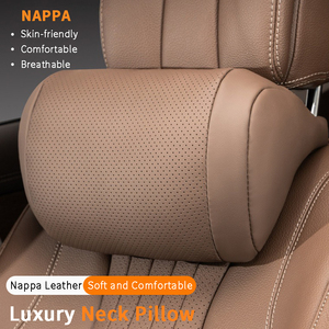 Coussin d'appui-tête et de soutien lombaire pour siège de voiture, accessoires intérieurs automobiles adaptés à Mercedes-Benz, BMW, <span class=keywords><strong>Audi</strong></span> - Product Image 2