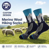 Chaussettes de randonnée et de course en laine mérinos pour femmes, chaussettes de travail, chaussettes de sport, chaussettes respirantes, chaussettes compressives avec soutien de la voûte plantaire, chaussettes thermiques chaudes pour l'hiver