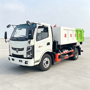 รถบรรทุกเก็บขยะแบบ Hook Lift ยี่ห้อ Forland Aochi V5 พร้อมถังเก็บขยะก่อสร้างขนาด 8 ลูกบาศก์เมตร และแขนเกี่ยวแบบ Hook Arm - Product Image 1