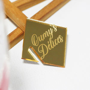 <span class=keywords><strong>ป้าย</strong></span>เครื่องดื่มอะคริลิคสลักโลโก้ดีไซน์แบบกำหนดเองป้ายสำหรับตกแต่งงานแต่งงาน - Product Image 1