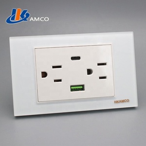Prise électrique GFCI GFI à auto-test, double, homologuée Barep /CUL, pour les États-Unis, avec protection contre les surtensions, 15A, 2 prises - Product Image 5