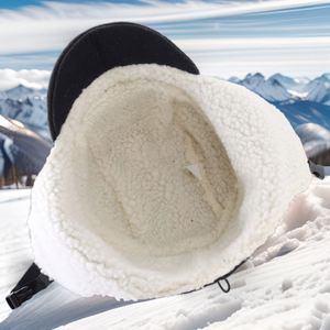 Gorro de Invierno Cálido de Forro Polar con Logotipo Personalizado, con Visera y Orejeras a Prueba de Viento, Unisex, para Viajes al Aire Libre, Fiestas, Primavera y Verano - Product Image 5