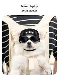 <span class=keywords><strong>Casque</strong></span> de sécurité pour <span class=keywords><strong>chien</strong></span>, <span class=keywords><strong>casque</strong></span> de moto avec ouvertures pour les oreilles, pour chiens de petite et moyenne taille - Product Image 6