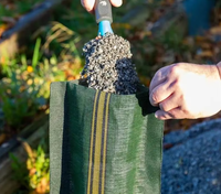 TZTY Pack de 10 sacs silo avec poignée, stabilisés aux UV, coupe-vent, monofilament, HDPE, pour l'agriculture