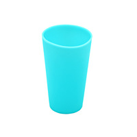 Gobelet à eau en silicone de qualité alimentaire multicolore de 480 ml, incassable, pour enfants, voyages, camping