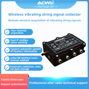 เครื่องบันทึกข้อมูลเซ็นเซอร์สั่นสะเทือนแบบไร้สาย AC104-4B อุตสาหกรรม IOT เครื่องบันทึกสายแบบสั่น4ช่องสัญญาณพร้อมการชดเชยอุณหภูมิ - Product Image 5