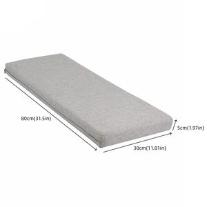 Cojines de exterior de poliéster 100% personalizados con inserto de espuma viscoelástica asiento de Banco rectangular sólido para cojines de silla de adultos a la venta - Product Image 2