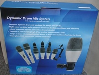 Set Mikrofon Drum 7-Piece - untuk Drum, Vokal, Instrumen Lainnya