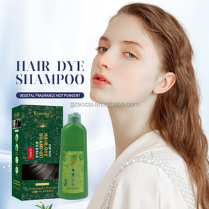 Shampoo colorant capillaire professionnel BRIMLES 3 en 1 en gros, huile d'argan, <span class=keywords><strong>couleur</strong></span> de cheveux naturelle permanente, shampooing brun châtain, femmes et hommes - Product Image 3
