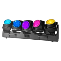 Projecteur extérieur LIRO étanche 5X120W IP66 Tornado TB5 RGBL 4-en-1 LED Moving Head pour KTV, projection, concert