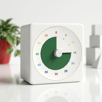 Kinder-Lern- und Küchentimer mit Alarm, Digitalanzeige, Wasserdicht, Kunststoff, 60-Minuten-Countdown für Kinder, Batteriebetrieben