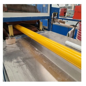 Profil de Pultrusion en fibre de verre de Surface antidérapante Matériau d'isolation en grain de bois <span class=keywords><strong>imitation</strong></span> Tube carré en fibre de verre Tube rond - Product Image 2