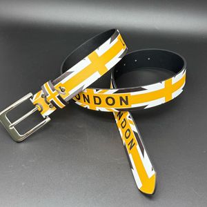 Cintura di Tendenza Stile Retrò Americano con Stampa a Olio, Cintura High Street con Graffiti Auto e Denaro, Cintura Unisex alla Moda - Product Image 4
