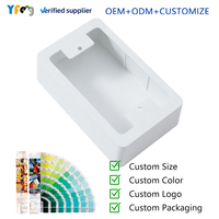 Caja de Conexiones de PVC de Alta Calidad OEM para Montaje en Superficie, Caja de Interruptores, Caja de Tomacorrientes, Caja de Cableado Eléctrico, Caja de Conductos