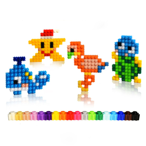 Serie Animal 2025 <span class=keywords><strong>Mini</strong></span> bloques de construcción DIY juego de juguetes de plástico creativo regalo del Día de San Valentín para niños - Product Image 4