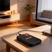 Mini SSD USB 3.1 Tipe-C Portabel Hard Disk Eksternal 1TB 2TB 4TB Mobile Solid State Drive