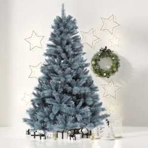 6Ft 7Ft 8Ft Pliant Pvc Pré Éclairé Décorations De Luxe Artificiel Nouvel An Arbre De Noël Avec Éclairage - Product Image 5