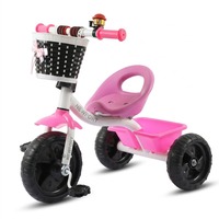 Tricycle à trois roues pour enfants, vélo à roulettes, jouet de jeu extérieur pour garçons et filles, idéal pour les sorties du week-end et les jeux quotidiens à la maison.