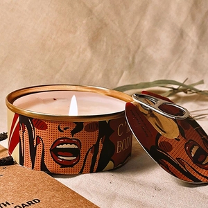 Produits à base d'arômes pour la maison, la chambre à coucher, détend et calme les émotions, bougies pour salle de Spa, canette en étain, bougies parfumées faites à la main - Product Image 5