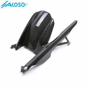 AKOSO Guardabarros Trasero de Fibra de Carbono Pura 3K para Motocicleta, Protector de Cadena y Salpicaduras para <span class=keywords><strong>BMW</strong></span> S1000RR <span class=keywords><strong>M1000RR</strong></span> S1000R <span class=keywords><strong>2019</strong></span>-2025 - Product Image 4
